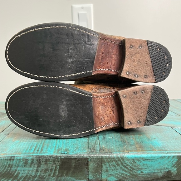 Bed Stu Tango Double Zip Tall Distressed Leather Boots Size 6 - Picture 13 of 14